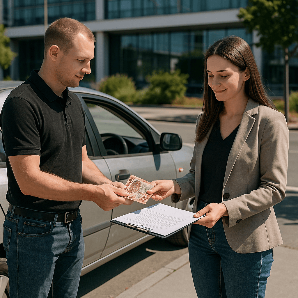 Legal paperwork and documents needed for selling a car without a WOF