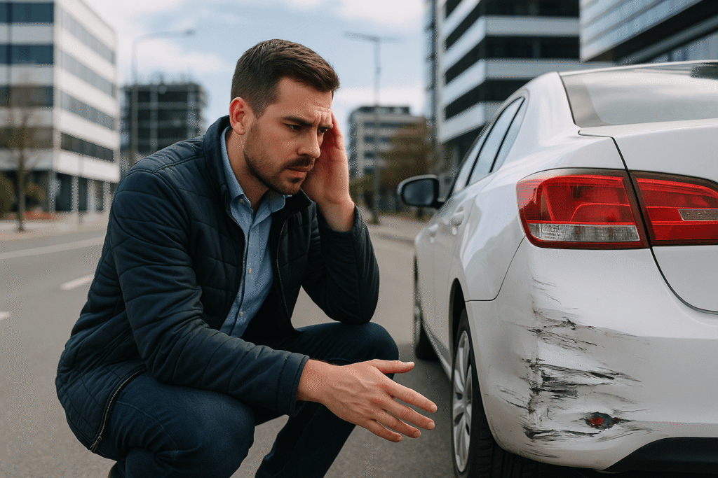 someone hit my car and drove off nz