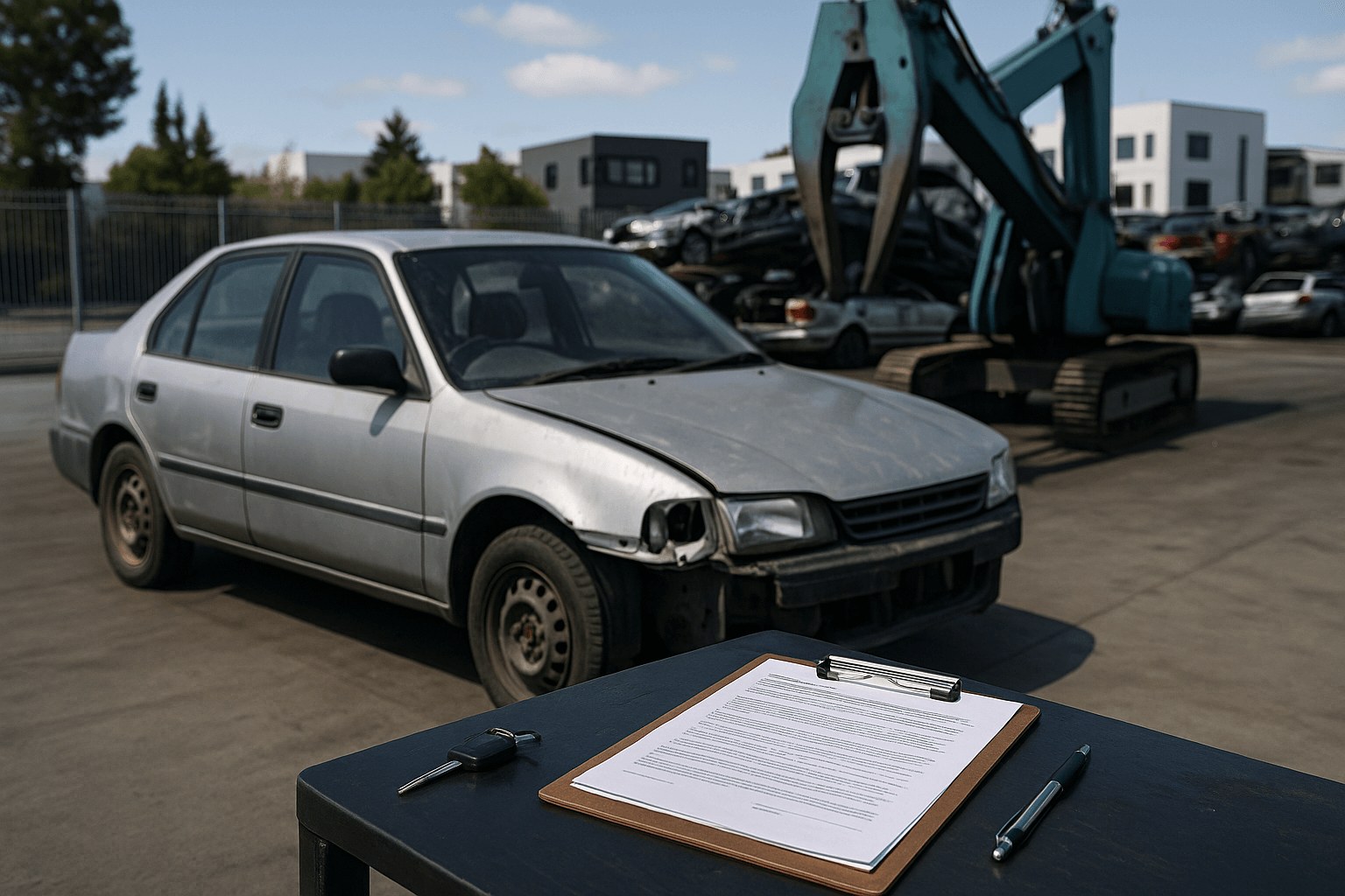 legal documents for vehicle disposal